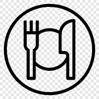 food, cuisine, meal, plate icon svg