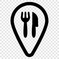 food, chef, menu, restaurant reviews icon svg