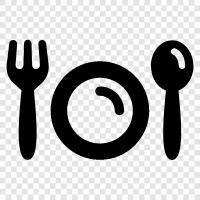 Food, Plate, Table, Dining icon svg