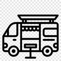 food, food truck, food truck food, restaurant icon svg