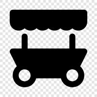 food truck, food stand vendor, food truck vendor, food stand catering icon svg