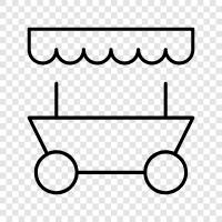 Food Trucks, Food Stand Business, Food Stand Location, Food Truck Stand symbol