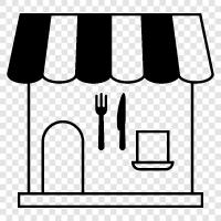 Essen, Menü, RestaurantBewertungen, RestaurantFinder symbol