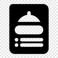 food, menu, chef, restaurant critic icon svg