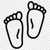 Fußmassage symbol