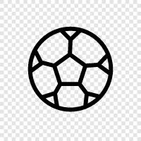 Fußball, Fußballspieler, Fußballspiel, Fußballnetze symbol