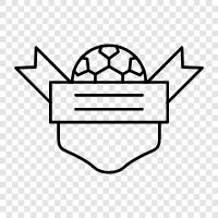 Fußball, Fußballbanner, Fußballstadionbanner, Fußballbannerdruck symbol