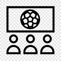 football, soccer, matches, goals icon svg