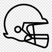 football, football helmet, safety, protection icon svg