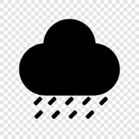 forecast, temperature, rain, snow icon svg