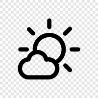 forecast, temperature, rain, snow icon svg