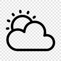 forecast, weather report, rain, snow icon svg