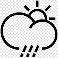 forecast, weather forecast, weather report, weather report card icon svg