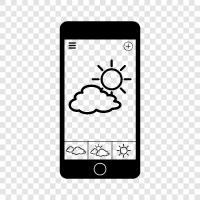 Forecast, Weather App, Radar, Temperature icon