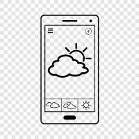 Forecasts, Current Conditions, Radar, Temperature icon