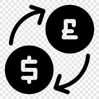 Foreign Currency Exchange, Currency Exchange Rates, Foreign Currency Exchange Rates, Exchange Rates icon svg