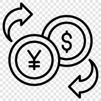 foreign currency, currency exchange rates, currency converter, forex icon svg