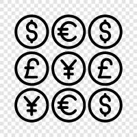 foreign, exchange, investment, currency icon svg