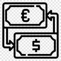 foreign exchange, foreign currency, currency exchange, currency converter icon svg