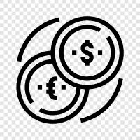 foreign exchange, money, currency, trading icon svg