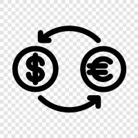 Foreign Exchange, Exchange Rates, Forex, Currencies icon svg