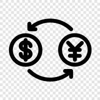 foreign exchange, currency, currency exchange rates, forex icon svg