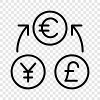 foreign exchange, foreign currency, forex, stock market icon svg