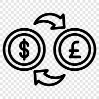 foreign exchange, currency exchange, foreign currency, foreign currency exchange icon svg