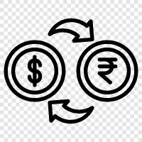 foreign exchange, currency exchange, money transfer, cash icon svg