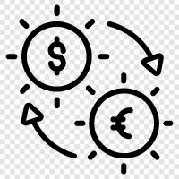 foreign exchange, currency exchange, foreign currency, conversion rate icon svg