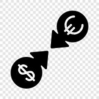 foreign exchange, currency, forex, trading icon svg