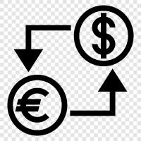 foreign exchange, forex, currency, rate icon svg