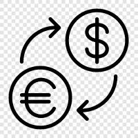 Foreign Exchange, Currency Exchange Rates, Currency Exchange Services, Currency Exchange Rates Today icon svg