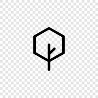 Wald, Holz, Bau, Baum Bauernhof symbol