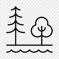 forestry, lumber, wood, forest icon svg