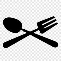 fork and knife, utensils, dining, kitchen icon svg