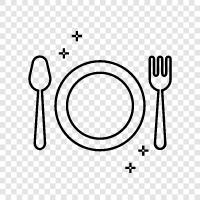 fork, silverware, silverware set, dinnerware icon svg