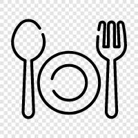 forking spoon, fork and spoon, fork and knife, fork and fork icon svg