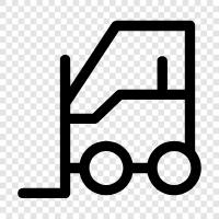 forklift safety, forklift rental, forklift operators, forklift parts icon svg