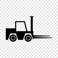 forklift kamyon, forklift operasyonu, forklift güvenliği, forklift parçaları ikon svg