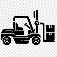 forklift truck, forklift operator, forklift parts, forklift repair icon svg