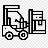 forkliftler, forklift operatörü, forklift güvenliği, forklift eğitimi ikon svg