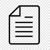 formatting, document icon svg