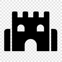 fortress, keep, keepers, lords icon svg
