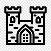 fortress, keep, garrison, stronghold icon svg