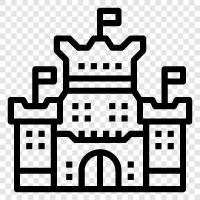 fortress, keep, stronghold, fortification icon svg