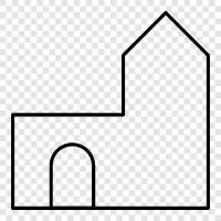 fortress, keep, home, medieval icon svg