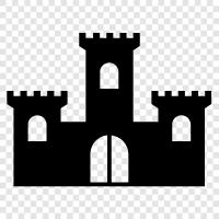 fortress, keep, medieval, old icon svg