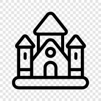 fortress, stronghold, keep, tower icon svg