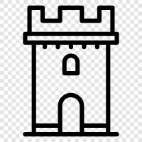 fortress, stronghold, castle, fort icon svg